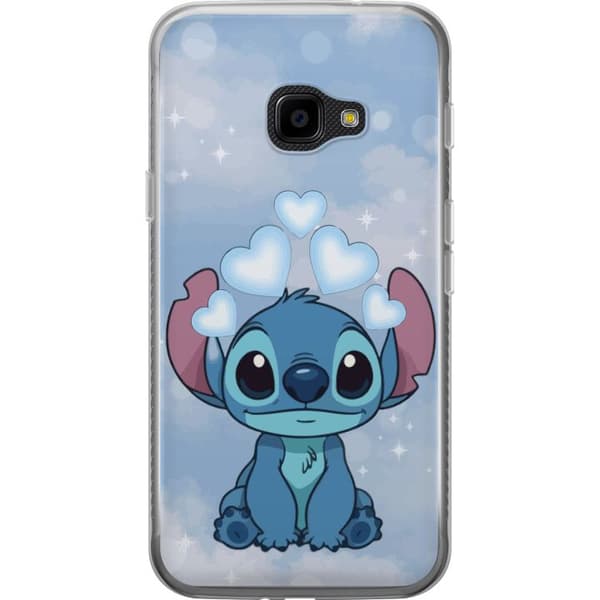 Samsung Galaxy Xcover 4 Läpinäkyvä kuori Stitch Hyppäävä Ilo - Hauska Suunnittelu Lahjalle