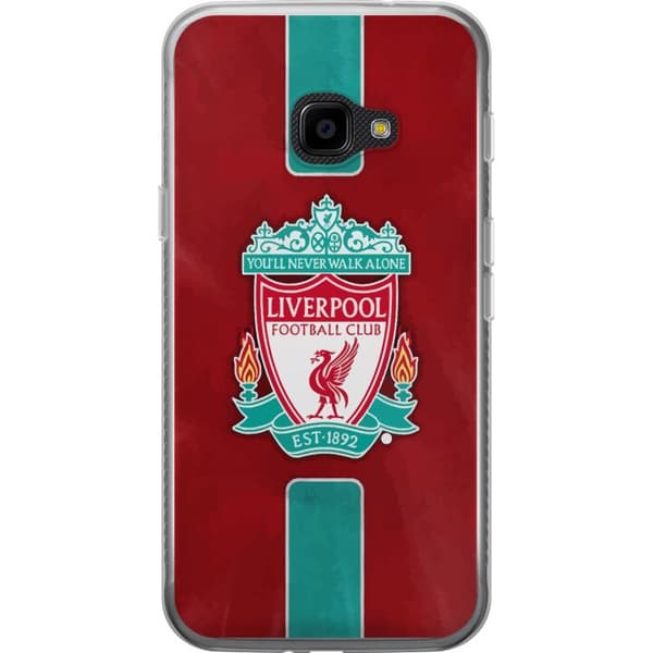 Samsung Galaxy Xcover 4 Gennemsigtig cover Liverpool FC - Klassisk Fodboldstolthed i Rødt