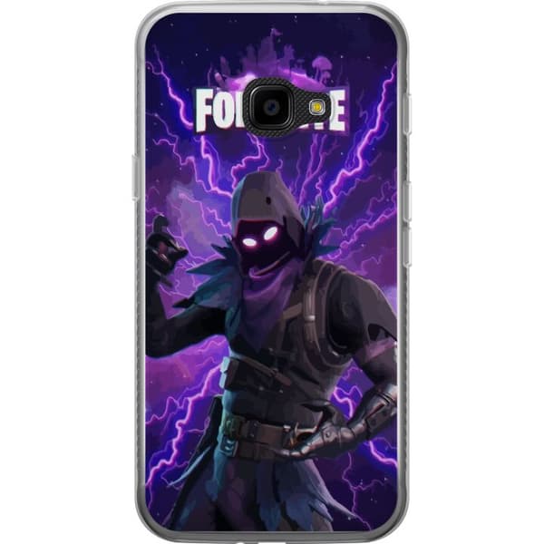 Samsung Galaxy Xcover 4 Genomskinligt Skal Fortnite Raven – Mörk Stridsikon från Battle Royale