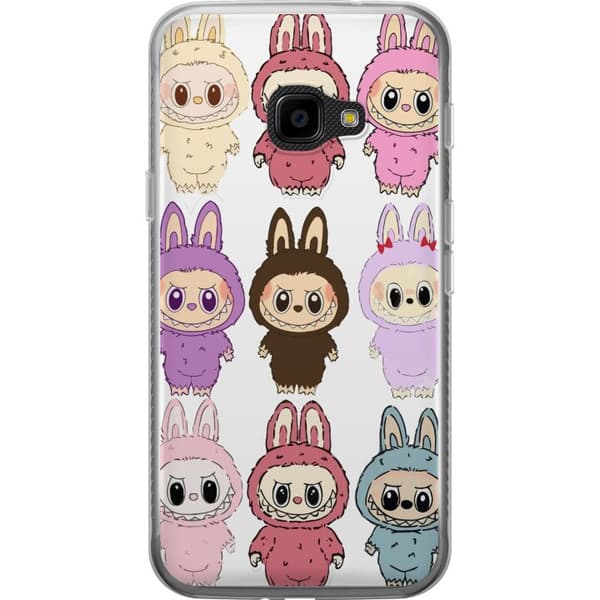 Samsung Galaxy Xcover 4 Läpinäkyvä kuori Labubu Pink Monster - Popkulttuuri Kawaii-kosketuksella