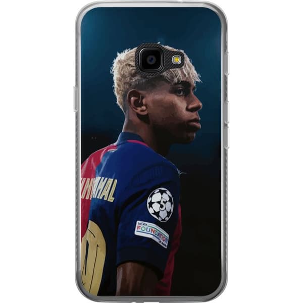 Samsung Galaxy Xcover 4 Gennemsigtig cover Lamine Yamal - Barcelonas Wunderkind i fokus