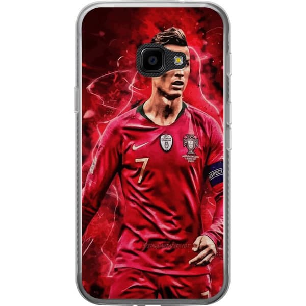Samsung Galaxy Xcover 4 Gennemsigtig cover Ronaldo Færdigheder - CR7 Design for Ægte Fans