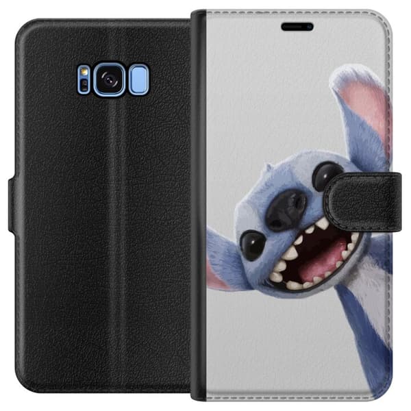 Samsung Galaxy S8 Plånboksfodral Stitch i Fart – Kawaii Design för Fans & Barn