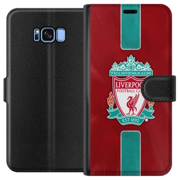 Samsung Galaxy S8 Lommeboketui Liverpool FC - Klassisk Fotballstolthet i Rødt