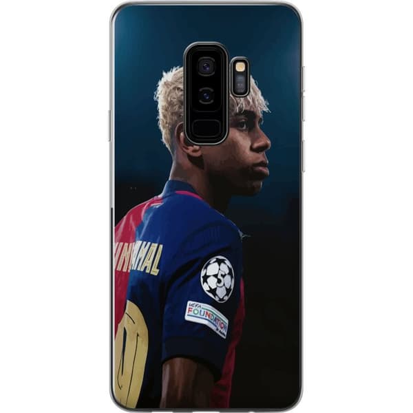 Samsung Galaxy S9+ Gennemsigtig cover Lamine Yamal - Barcelonas Wunderkind i fokus