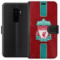 Miniatyrbillede 1 af 3: Samsung Galaxy S9+ Tegnebogsetui Liverpool FC - Klassisk Fodboldstolthed i Rødt