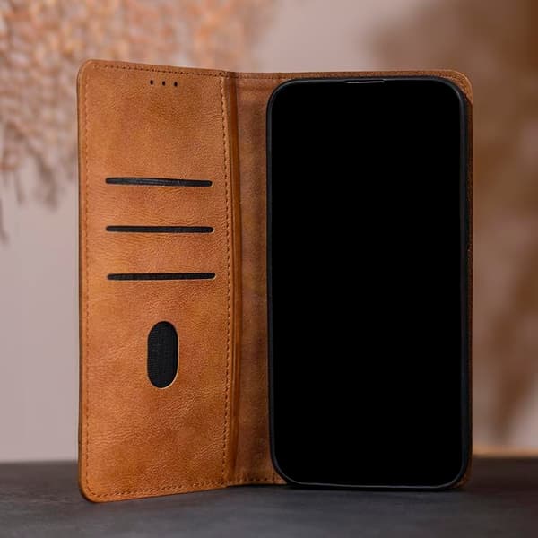 Galaxy A12/M12 Plånboksfodral Smart Seam - Brun