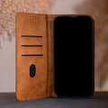 Miniatyrbild 5 av 9: Galaxy A12/M12 Plånboksfodral Smart Seam - Brun