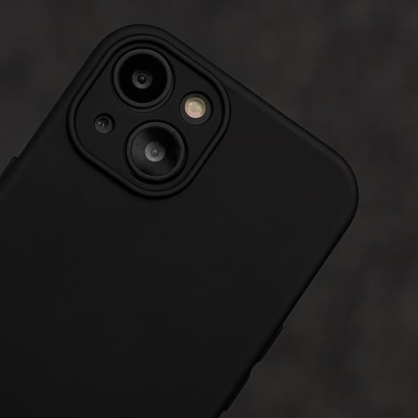iPhone 15 Mobilskal Silikon Box - Mörkblå
