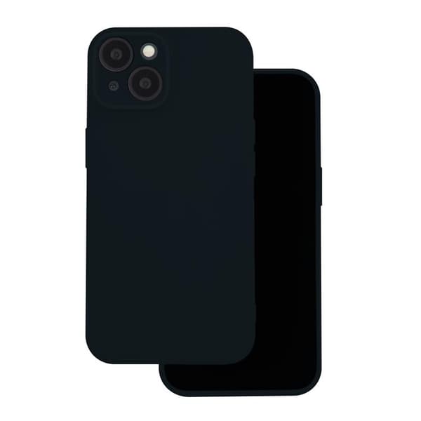 iPhone 15 Mobilskal Silikon Box - Mörkblå