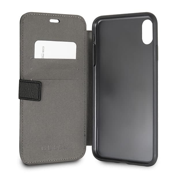Guess iPhone XS Max Plånboksfodral - Svart