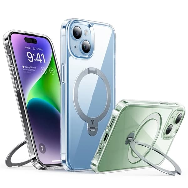Torras iPhone 15 Mobilskal Magsafe Ringhållare - Transparent