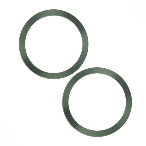[2-Pack] MagSafe Metallring Magnetisk - Grön