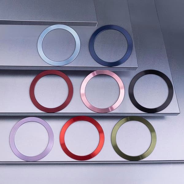 [2-Pack] MagSafe Metallring Magnetisk - Lila