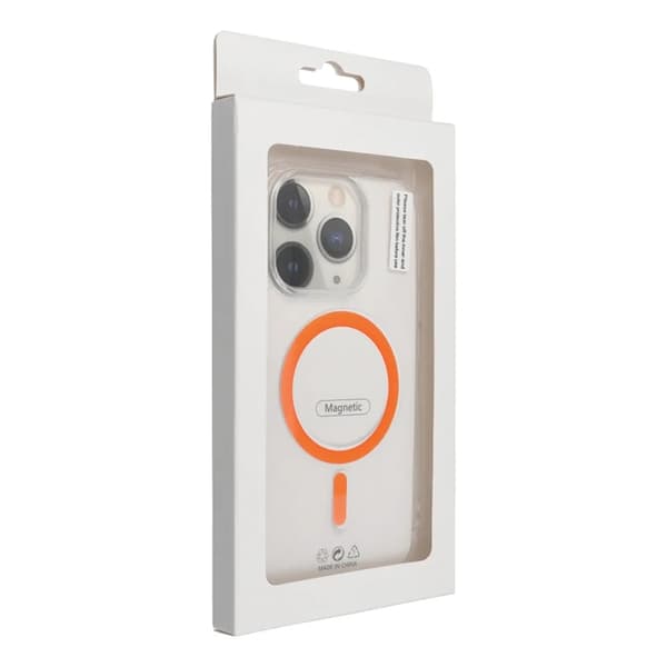 iPhone 12 Mini Mobilskal MagSafe Drop Glue - Orange