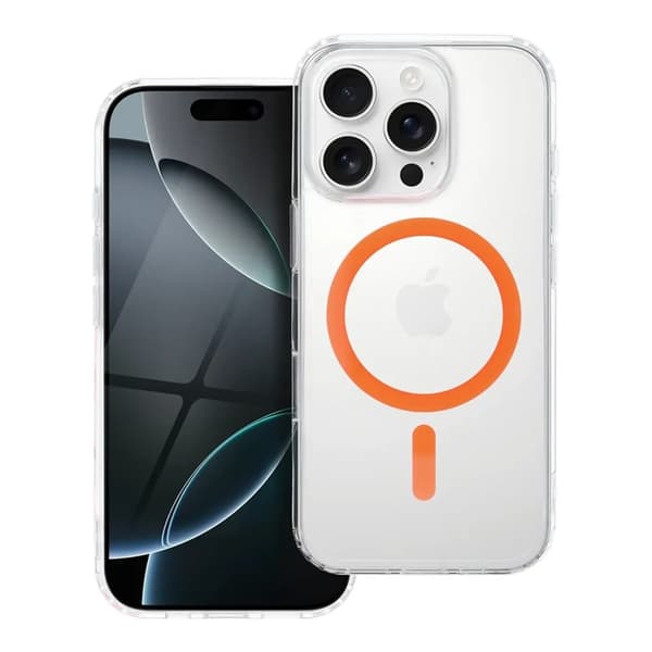iPhone 12 Mini Mobilskal MagSafe Drop Glue - Orange