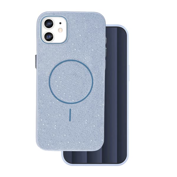 iPhone 11 Mobilskal MagSafe Glitter Thin - Blå
