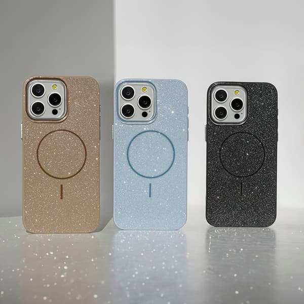iPhone 11 Mobilskal MagSafe Glitter Thin - Brun