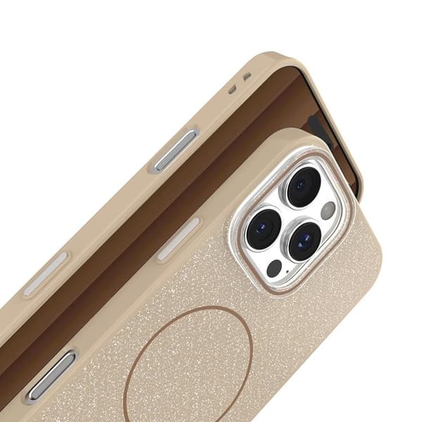 iPhone 11 Mobilskal MagSafe Glitter Thin - Brun