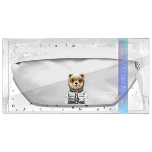 Nimmy Axelväska Crossbody Cool & Cute 2.0 Bear - Grå