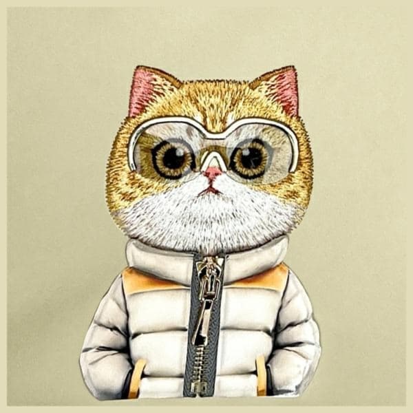 Nimmy Axelväska Crossbody Cool & Cute 2.0 Cat - Khaki