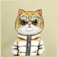 Miniatyrbild 2 av 5: Nimmy Axelväska Crossbody Cool & Cute 2.0 Cat - Khaki