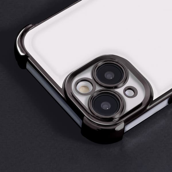 Galaxy A55 5G Mobilskal Anti Shock Chrome - Svart
