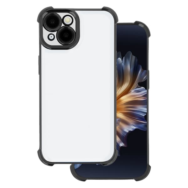 Galaxy A55 5G Mobilskal Anti Shock Chrome - Svart