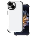 Miniatyrbild 1 av 6: Galaxy A55 5G Mobilskal Anti Shock Chrome - Svart
