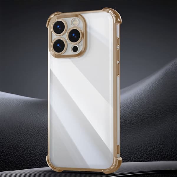 Galaxy A55 5G Mobilskal Anti Shock Chrome - Guld