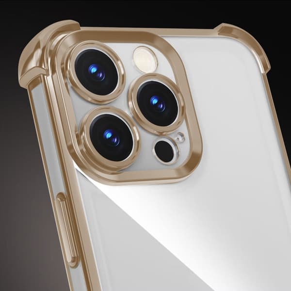 Galaxy A55 5G Mobilskal Anti Shock Chrome - Guld
