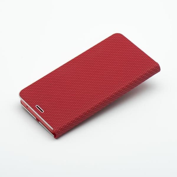 Galaxy XCover 7 Plånboksfodral Luna Carbon - Röd