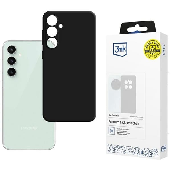 3MK Galaxy S23 FE Mobilskal Matt Pro - Svart