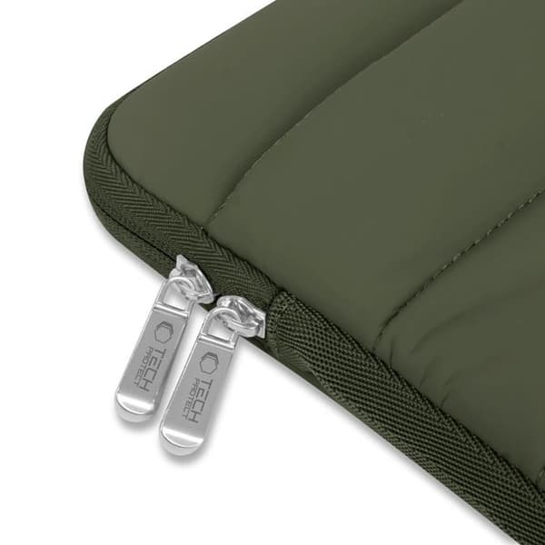 Tech-Protect Datorfodral 13"-14" Fluffy - Army Grön