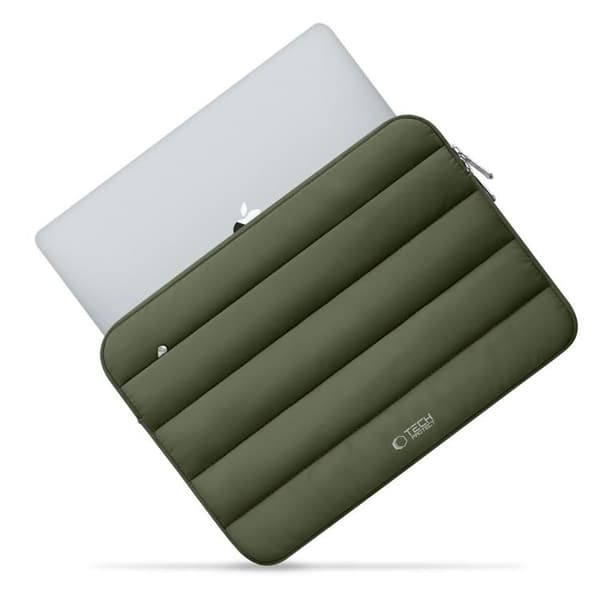 Tech-Protect Datorfodral 13"-14" Fluffy - Army Grön