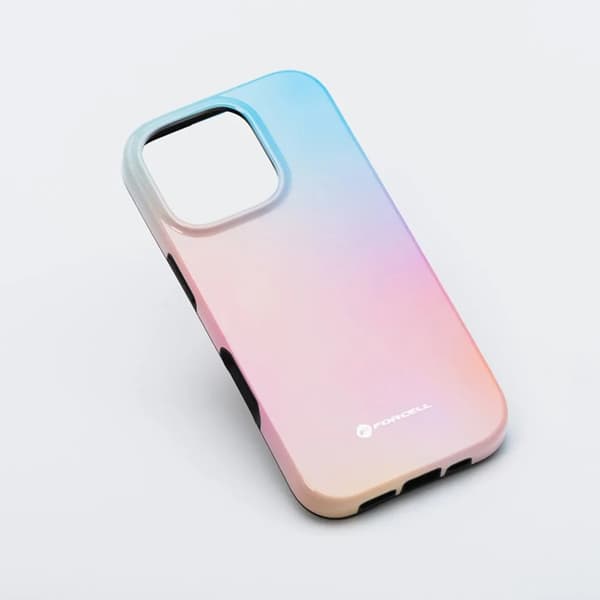 Forcell iPhone 15 Pro Max Mobilskal MagSafe Mirage - Rosa/Blå