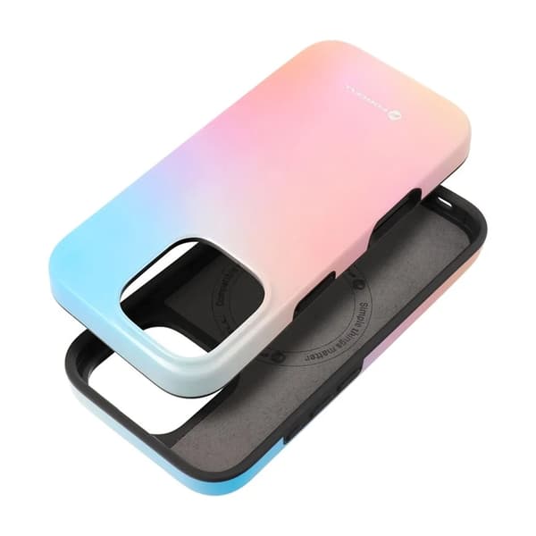 Forcell iPhone 15 Mobilskal MagSafe Mirage - Rosa/Blå