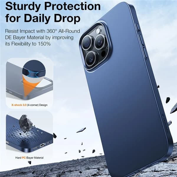 Torras iPhone 15 Pro Max Mobilskal Magsafe Shockproof - Lila