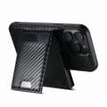 Miniatyrbild 3 av 11: SUTENI iPhone 13 Pro Max Mobilskal Magsafe Korthållare Carbon Fiber