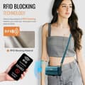Miniatyrbild 5 av 5: Caseme iPhone 14 Pro Max Plånboksfodral RFID Blocking Zipper - Grön