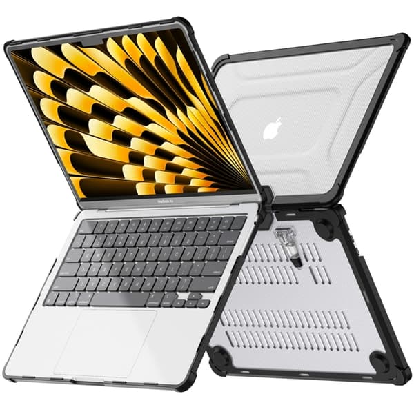 Tech Protect Macbook Air 13" Skal Smartshell - Svart/Clear