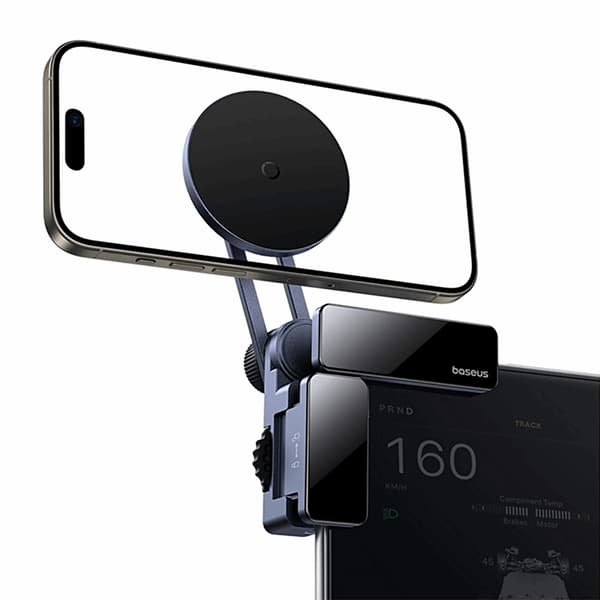 Baseus Mobilhållare MaxView Magnetic Display - Grå