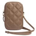 Miniatyrbild 4 av 5: Guess Mobilväska Zip Quilted 4G - Brun