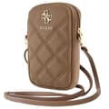 Miniatyrbild 1 av 5: Guess Mobilväska Zip Quilted 4G - Brun