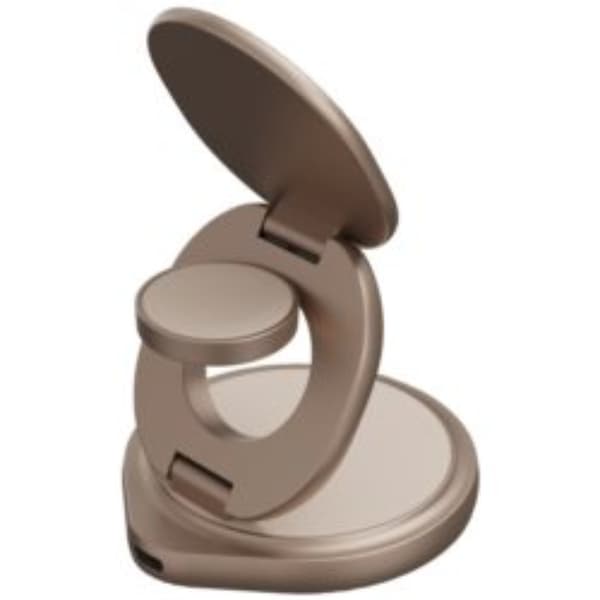 Energea Trådlös laddare iPhone/Apple Watch/Airpods Foldable - Guld