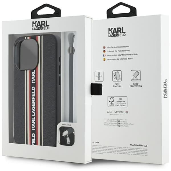 Karl Lagerfeld iPhone 15 Pro Max Mobilskal Athleisure Stripes