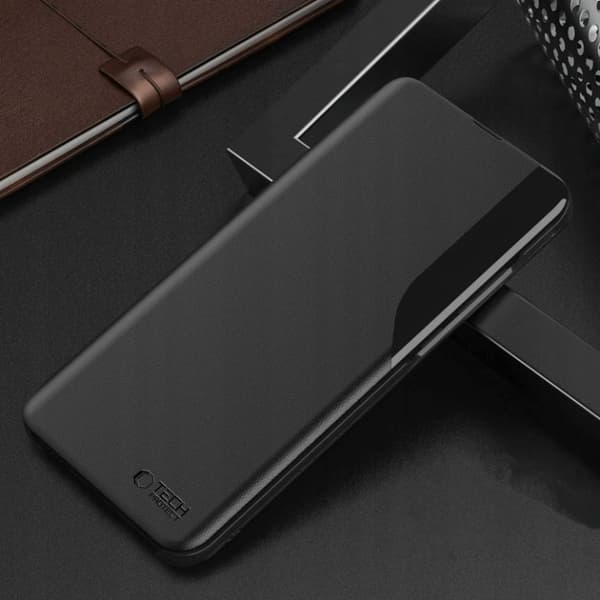 Tech-Protect Xiaomi Redmi 12 Mobifodral Smart View - Svart