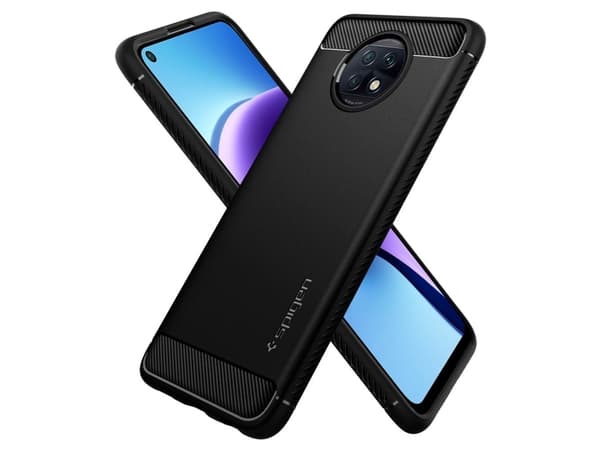 Spigen Rugged Armor, Etui, Xiaomi, Redmi Note 9T, 16,6 cm (6.53"), Sort