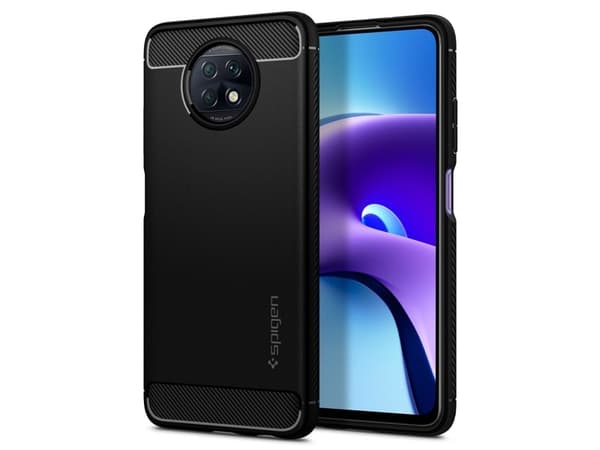 Spigen Rugged Armor, Etui, Xiaomi, Redmi Note 9T, 16,6 cm (6.53"), Sort
