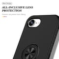 Miniatyrbilde 2 av 7: For iPhone 16ex Hybrid-deksel med Fingerring – Svart